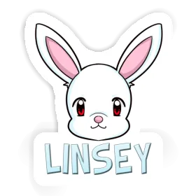 Linsey Autocollant Lapin Image