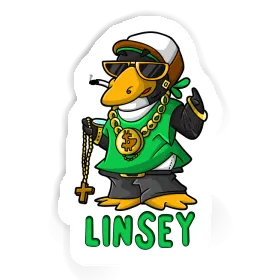 Linsey Sticker Hip-Hop-Pinguin Image