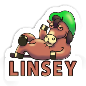 Autocollant Cheval Linsey Image