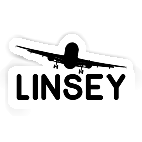 Autocollant Linsey Avion Image