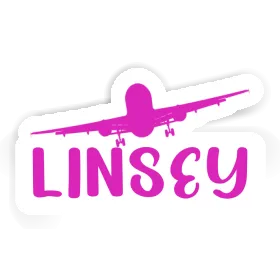 Autocollant Avion Linsey Image