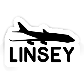 Linsey Autocollant Jumbo-Jet Image