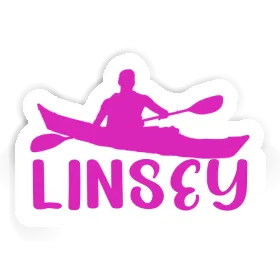 Autocollant Kayakiste Linsey Image