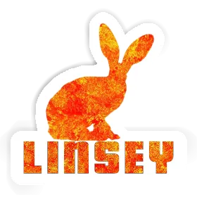 Linsey Autocollant Lapin Image