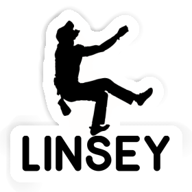 Aufkleber Kletterer Linsey Image