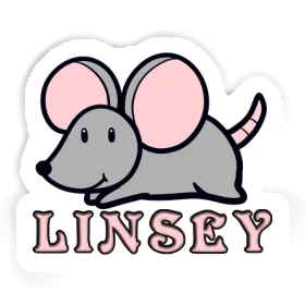 Souris Autocollant Linsey Image