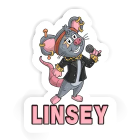 Chanteuse Autocollant Linsey Image