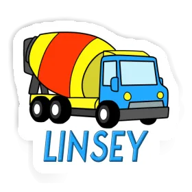 Linsey Autocollant Camion malaxeur Image