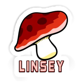 Autocollant Champignon Linsey Image