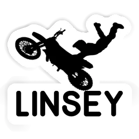 Linsey Sticker Motocross Rider Image