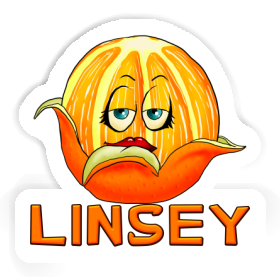 Sticker Orange Linsey Image