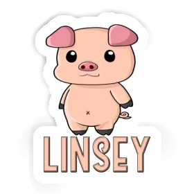 Linsey Autocollant Porcelet Image