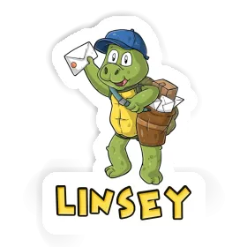 Autocollant Postier Linsey Image