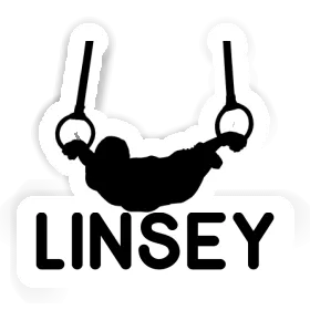 Autocollant Linsey Gymnaste aux anneaux Image
