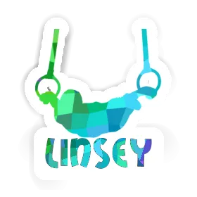 Linsey Autocollant Gymnaste aux anneaux Image