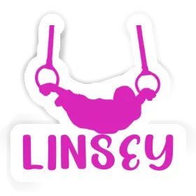 Autocollant Gymnaste aux anneaux Linsey Image