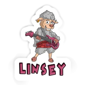 Rockergirl Autocollant Linsey Image