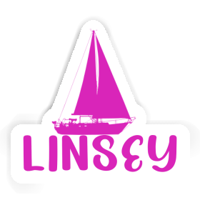 Voilier Autocollant Linsey Image