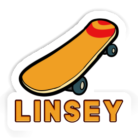 Autocollant Linsey Skateboard Image