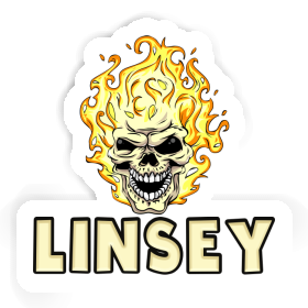 Sticker Linsey Skull Image