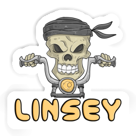 Autocollant Motard Linsey Image