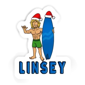 Surfeur Autocollant Linsey Image