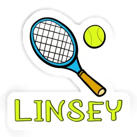 Linsey Autocollant Raquette de tennis Image