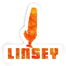 Autocollant Linsey véliplanchiste Image