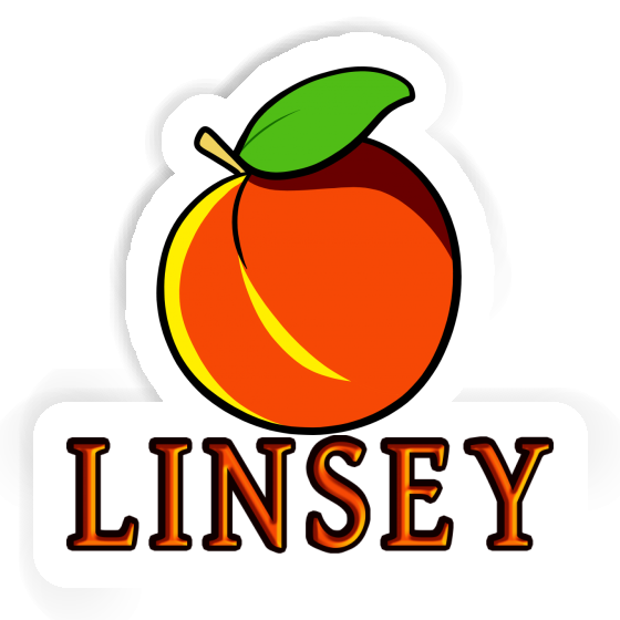 Linsey Aufkleber Aprikose Notebook Image