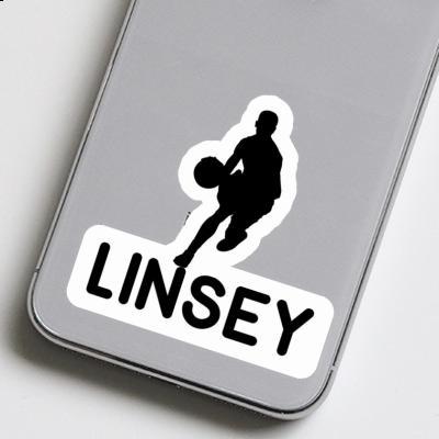 Sticker Basketballspieler Linsey Laptop Image