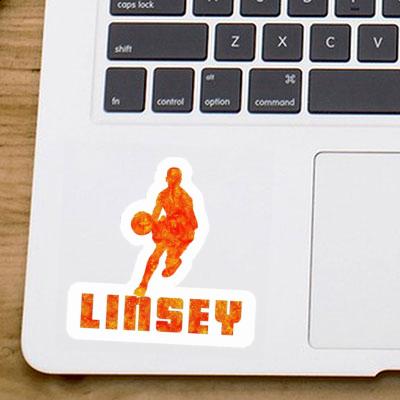 Autocollant Joueur de basket-ball Linsey Laptop Autocollant Joueur de basket-ball Linsey Laptop Image