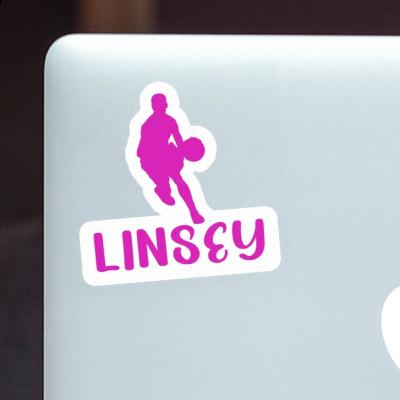 Autocollant Linsey Joueur de basket-ball Laptop Image