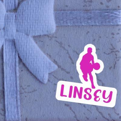 Autocollant Linsey Joueur de basket-ball Notebook Image