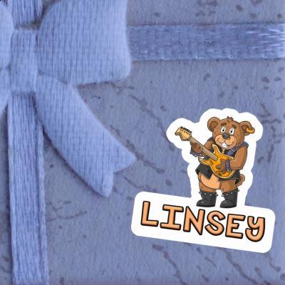 Autocollant Ours rockeur Linsey Autocollant Ours rockeur Linsey Image