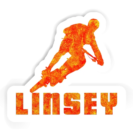 Biker Sticker Linsey Notebook Image