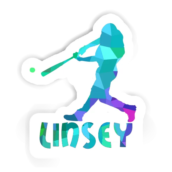 Autocollant Joueur de baseball Linsey Notebook Autocollant Joueur de baseball Linsey Gift package Image