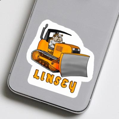 Bulldozer Sticker Linsey Laptop Image