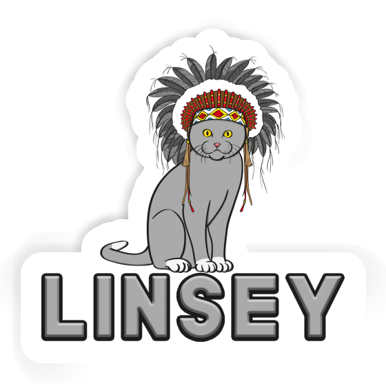 Indianerin Aufkleber Linsey Laptop Image