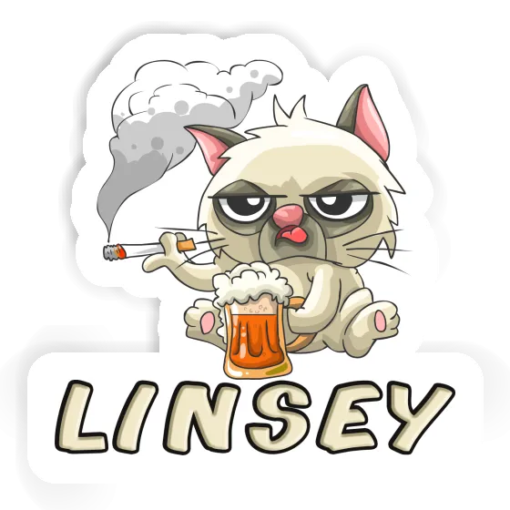 Autocollant Linsey Chat fumeur Notebook Autocollant Linsey Chat fumeur Gift package Image