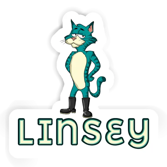 Linsey Autocollant Chat Laptop Linsey Autocollant Chat Laptop Image