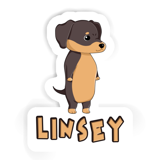 Aufkleber Linsey Dackel Gift package Image