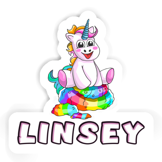 Linsey Aufkleber Baby Einhorn Image