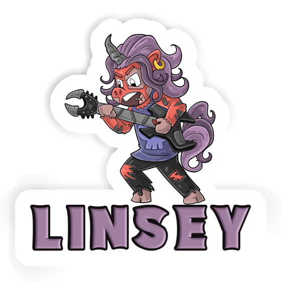 Sticker Linsey Rockendes Einhorn Gift package Image