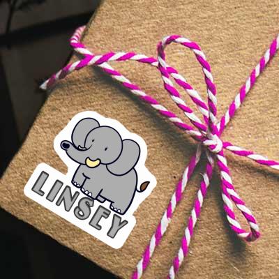 Sticker Linsey Elephant Image