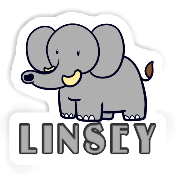 Sticker Linsey Elephant Laptop Image