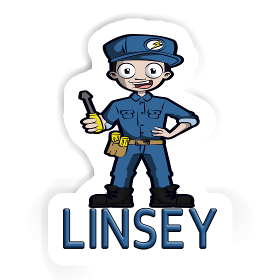 Électricien Autocollant Linsey Notebook Électricien Autocollant Linsey Notebook Image