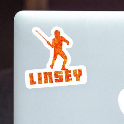 Autocollant Escrimeur Linsey Image
