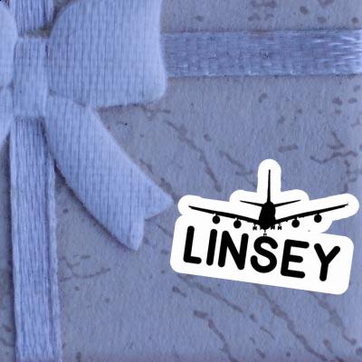 Linsey Autocollant Avion Image