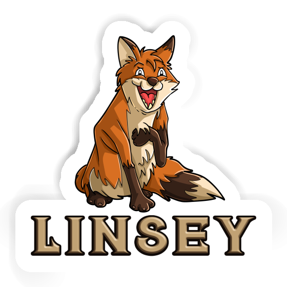 Linsey Autocollant Renard Notebook Linsey Autocollant Renard Gift package Image