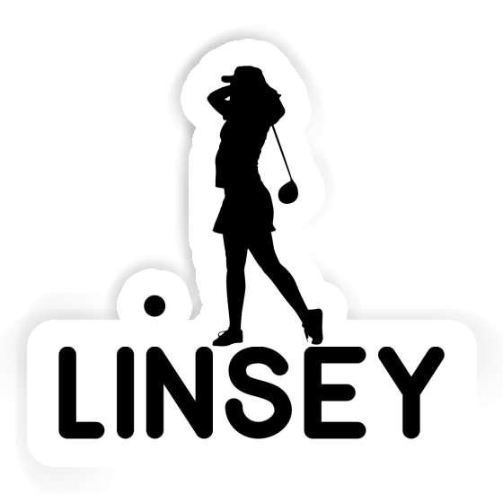 Autocollant Golfeuse Linsey Laptop Image